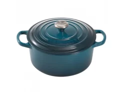 Le Creuset Signature Braadpan 2,4 Liter ø 20 Cm Gietijzer Deep Teal