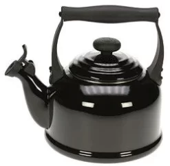 Le Creuset Tradition Fluitketel 2,1 Liter Staal Zwart