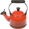 Le Creuset Demi Fluitketel 1,1 Liter Staal Kersrood