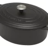 Le Creuset Signature Braadpan Ovaal 8,9 Liter ø 35 Cm Gietijzer Mat Zwart