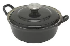 Le Creuset Faitout Braadpan Met Plaatstalen Deksel 1,3 Liter ø 20 Cm Gietijzer Zwart