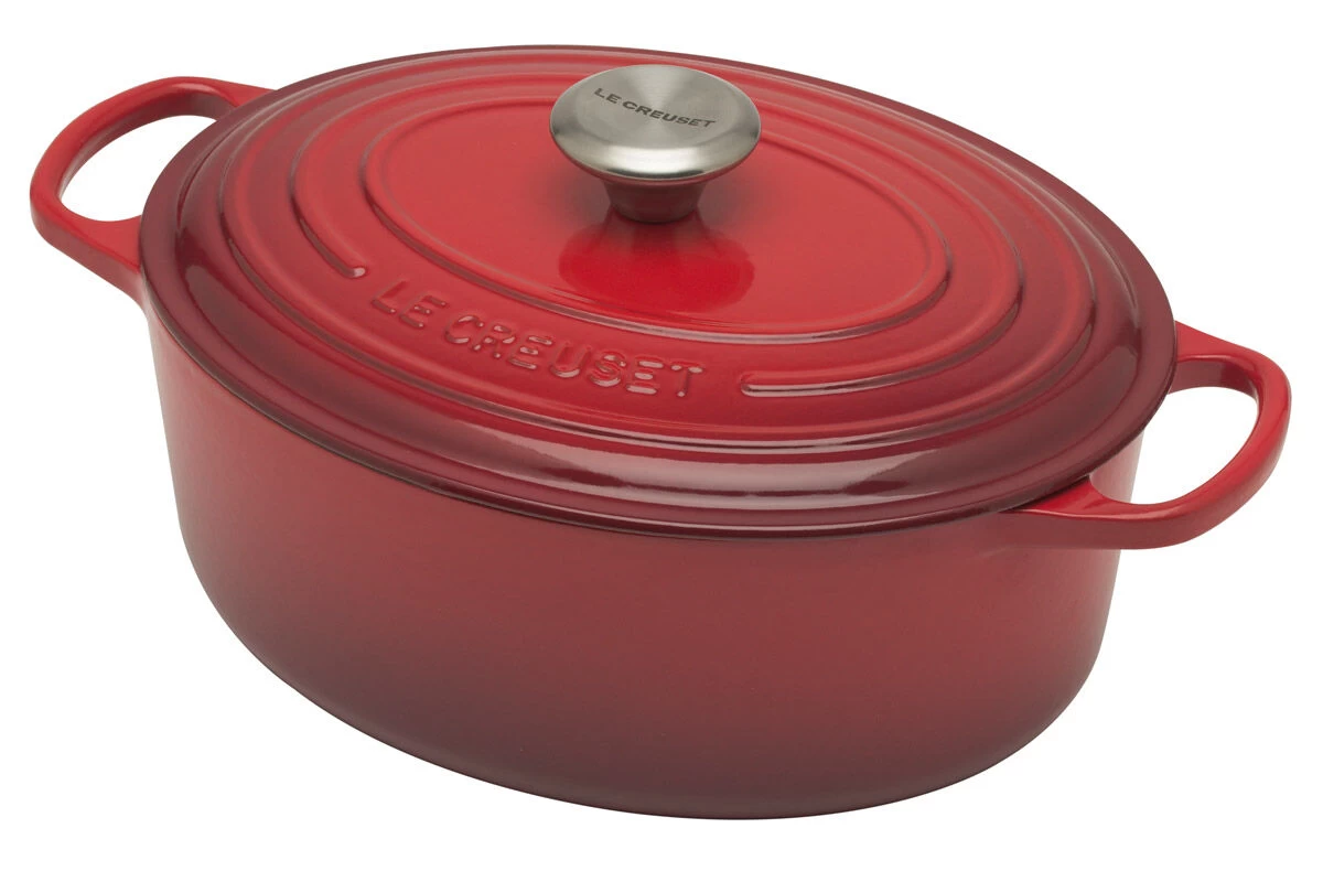 Le Creuset Signature Braadpan Ovaal 4,7 Liter ø 29 Cm Gietijzer Kersrood