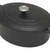 Le Creuset Signature Braadpan Ovaal 6,3 Liter ø 31 Cm Gietijzer Matzwart