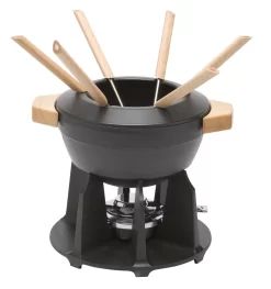 Le Creuset Fondueset Met Houten Handgrepen 2 Liter Gietijzer