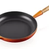 Le Creuset Koekenpan Rond Met Open Greep ø 28 Cm Gietijzer Vulcanique
