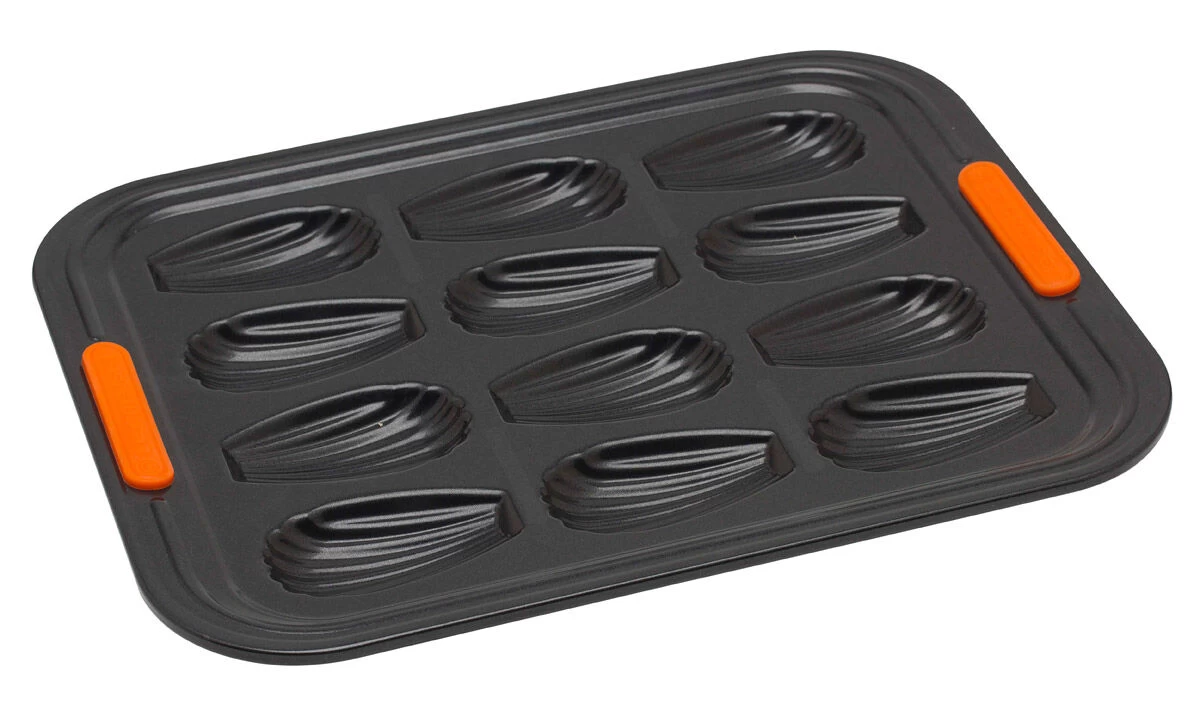 Le Creuset Pâtiliss Madeleinevorm 12 Madeleines Staal Zwart
