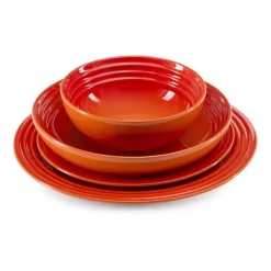 Le Creuset Serviesset Aardewerk Vulcanique 12-delig