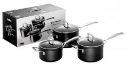 Le Creuset Les Forgées Steelpannenset Aluminium 3-delig