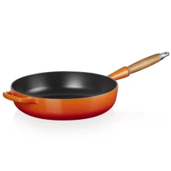 Le Creuset Sauteerpan Rond Met Open Greep ø 28 Cm Gietijzer Vulcanique