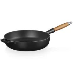 Le Creuset Sauteerpan Rond Met Open Greep ø 28 Cm Gietijzer Mat Zwart