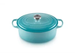 Le Creuset Signature Braadpan Ovaal 4,7 Liter ø 29 Cm Gietijzer Caribbean Blue