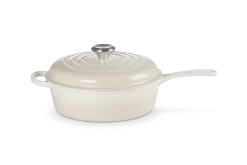 Le Creuset Signature Cassadou Braadpan ø 26 Cm Gietijzer Meringue