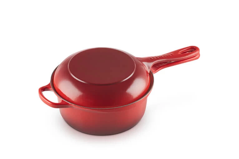 Le Creuset 2-in-1 Steelpan 2,3 Liter ø 22 Cm Gietijzer Kersrood - Afbeelding 9