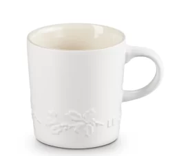 Le Creuset Holly Collectie Mok 200 Ml Aardewerk Katoenwit