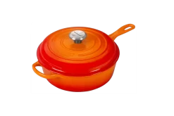 Le Creuset Signature Cassadou Braadpan ø 26 Cm Gietijzer Vulcanique