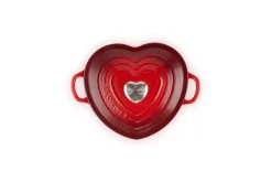 Le Creuset Braadpan Hartvormig Met Rvs Knop 2 Liter Gietijzer Kersrood