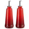 Le Creuset Olie- En Azijnset 300 Ml Aardewerk Kersrood 2-delig