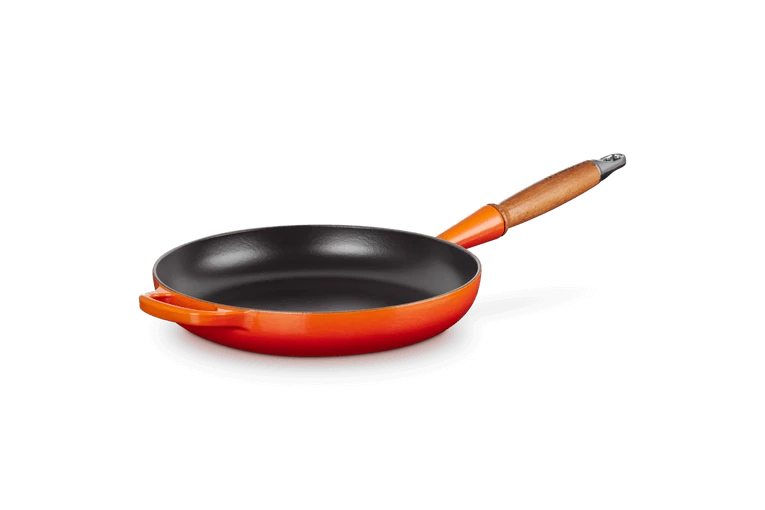 Le Creuset Koekenpan Rond Met Open Greep ø 26 Cm Gietijzer Vulcanique