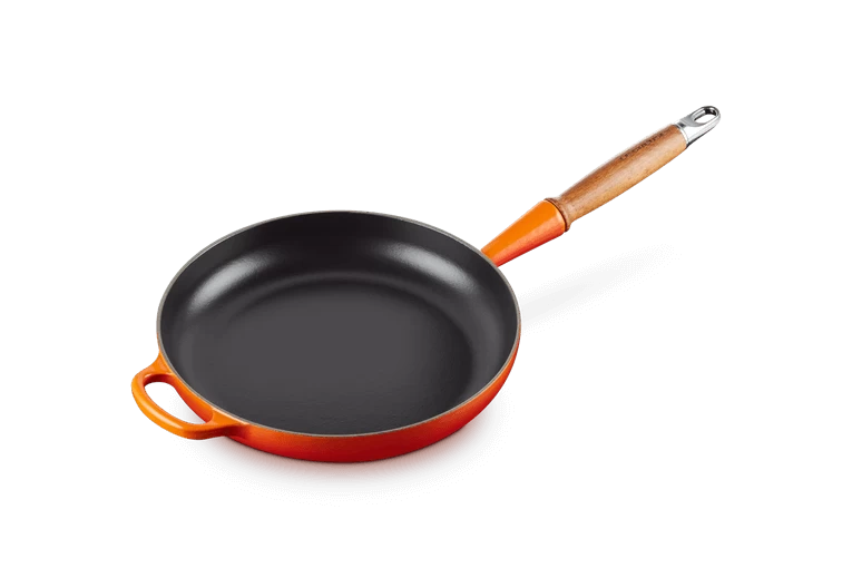 Le Creuset Koekenpan Rond Met Open Greep ø 26 Cm Gietijzer Vulcanique - Afbeelding 3