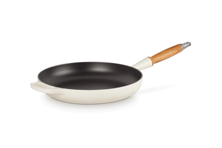 Le Creuset Koekenpan Rond Met Open Greep ø 28 Cm Gietijzer Meringue