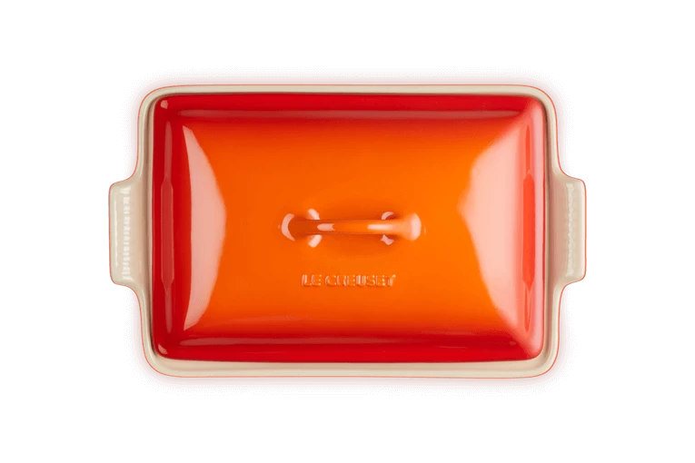 Le Creuset Ovenschaal Met Deksel 33 Cm Aardewerk Vulcanique - Afbeelding 4