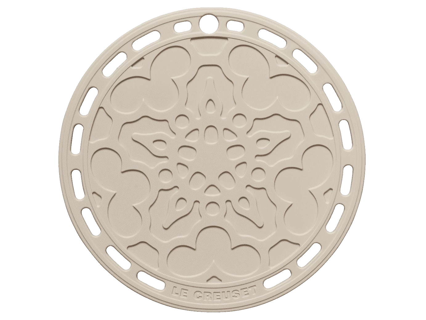 Le Creuset Pannenonderzetter ø 20 Cm Silicone Meringue