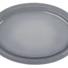 Le Creuset Ovale Schaal ø 46 Cm Aardewerk Mist Grey