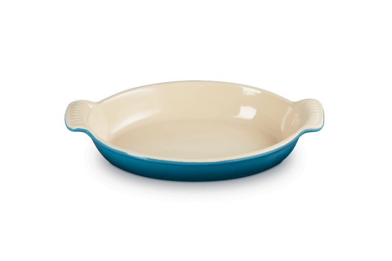 Le Creuset Ovenschaal Ovaal 28 Cm Aardewerk Deep Teal - Afbeelding 2