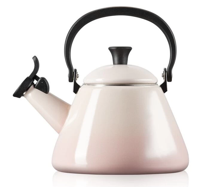 Le Creuset Kone Fluitketel 1,6 Liter Staal Shell Pink