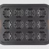 Le Creuset Pâtiliss Bakvorm Voor 12 Sneeuwvlokken Staal Zwart