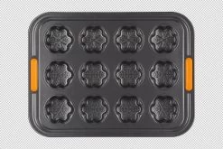 Le Creuset Pâtiliss Bakvorm Voor 12 Sneeuwvlokken Staal Zwart