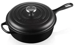 Le Creuset Signature Cassadou Braadpan ø 26 Cm Gietijzer Mat Zwart
