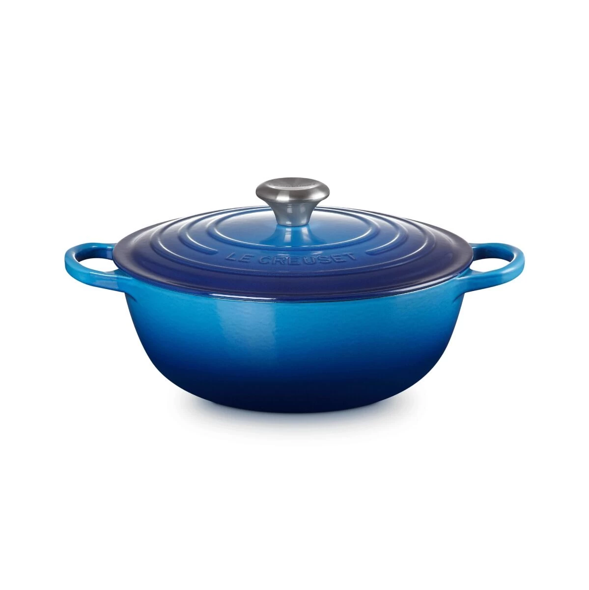 Le Creuset Wok-braadpan 4,1 Liter ø 26 Cm Gietijzer Azure - Afbeelding 2